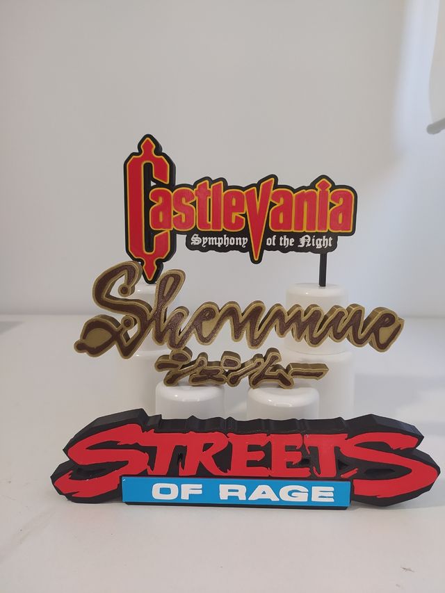 Logo Streets of rage, shenmue o Castlevania