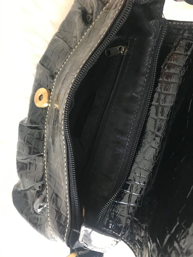 Bolso de fiesta acharolado