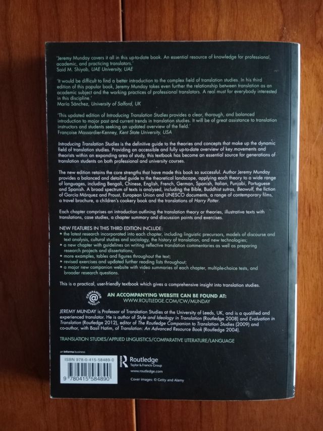 Introducing Translation Studies