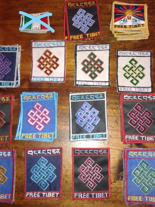 TOPPE / PATCHES del tibet e altre varie