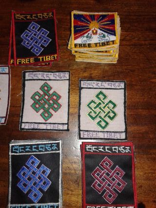 TOPPE / PATCHES del tibet e altre varie