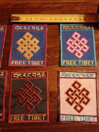 TOPPE / PATCHES del tibet e altre varie