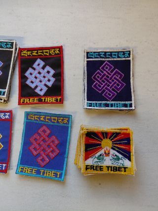 TOPPE / PATCHES del tibet e altre varie