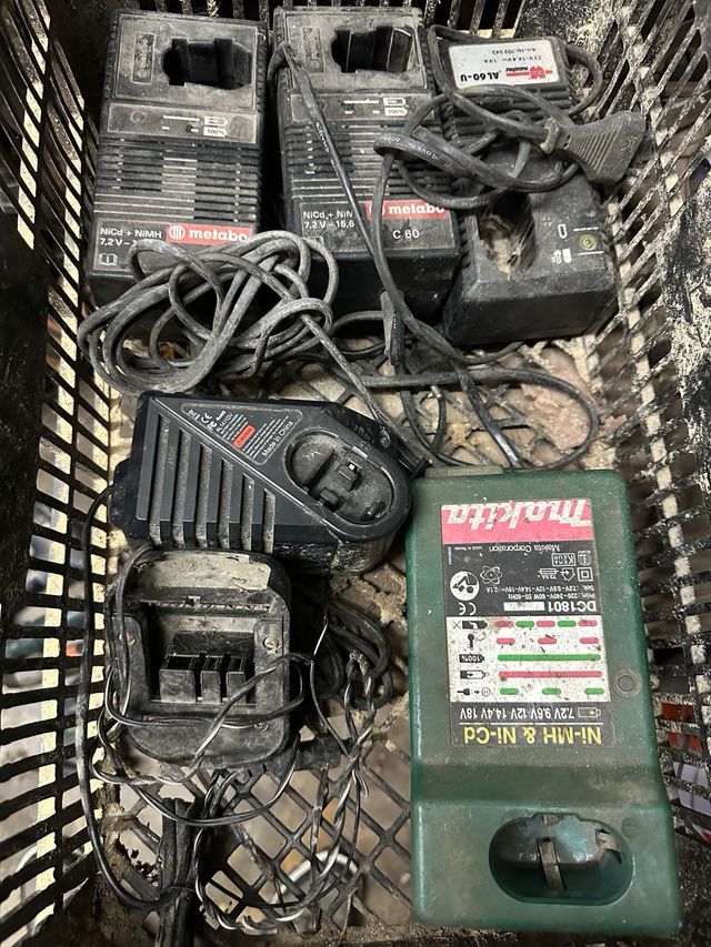 cargadores maquinas bateria