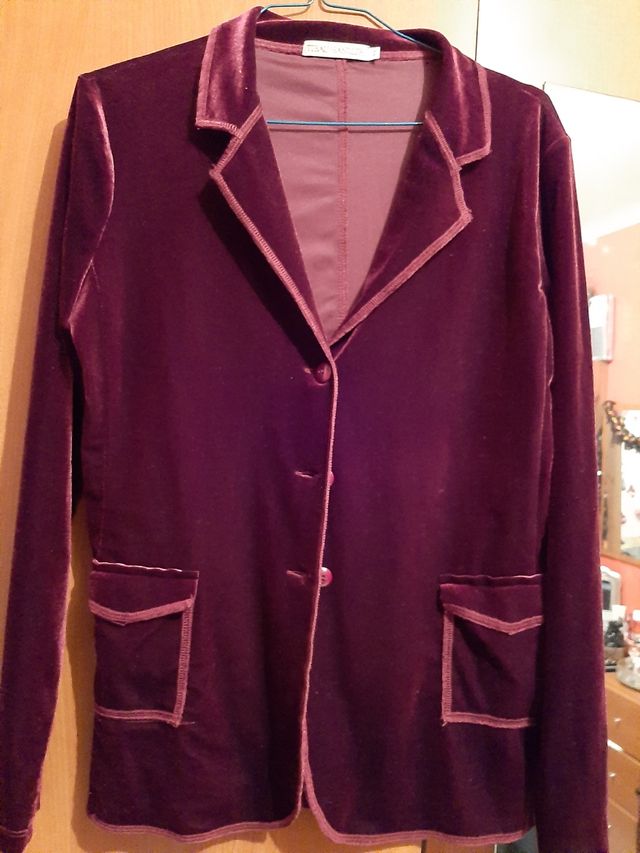 chaqueta terciopelo