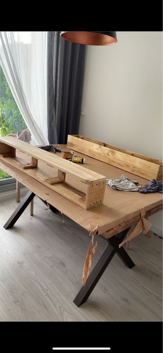 Jardineras de palet a medida.