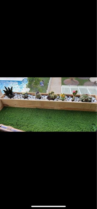 Jardineras de palet a medida.