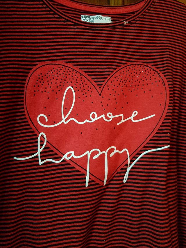 CAMISETA MANGA LARGA CHICA - T 15-16 AÑOS.