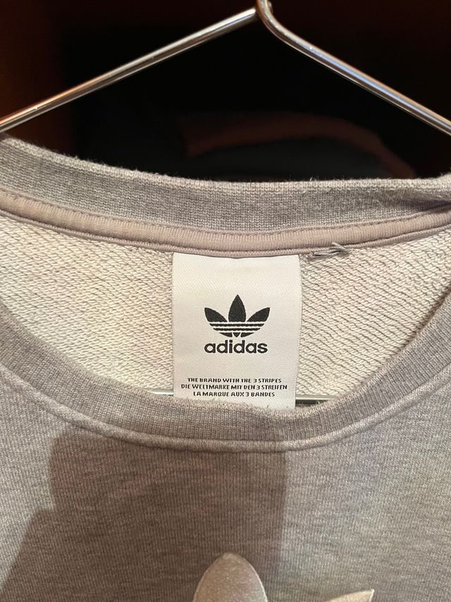 Sudadera Adidas Gris