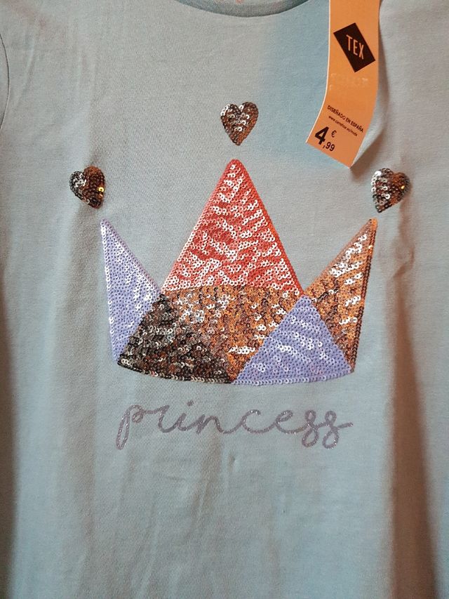 CAMISETA MANGA LARGA CHICA - T 15-16 AÑOS.