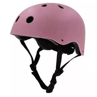 Casco patinete rosa mate Talla M 54-58cm