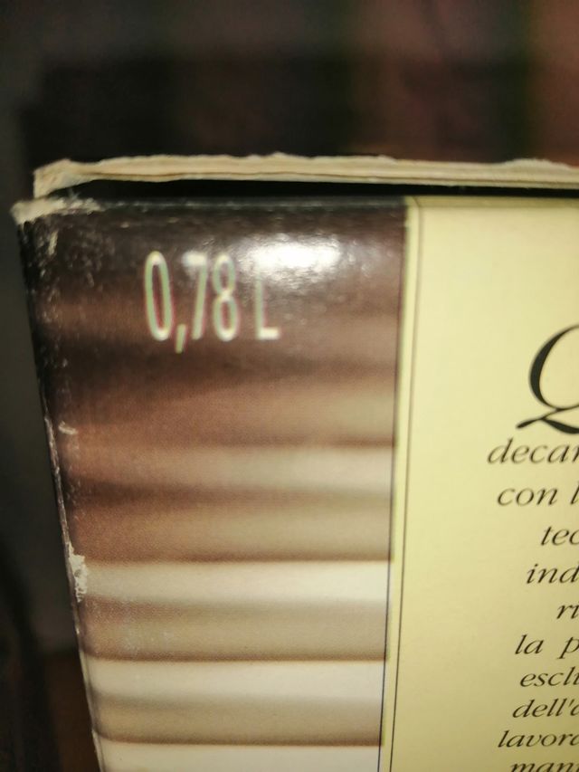 Decantador cristal vintage