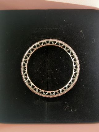 Anillo Infinito corazon 925