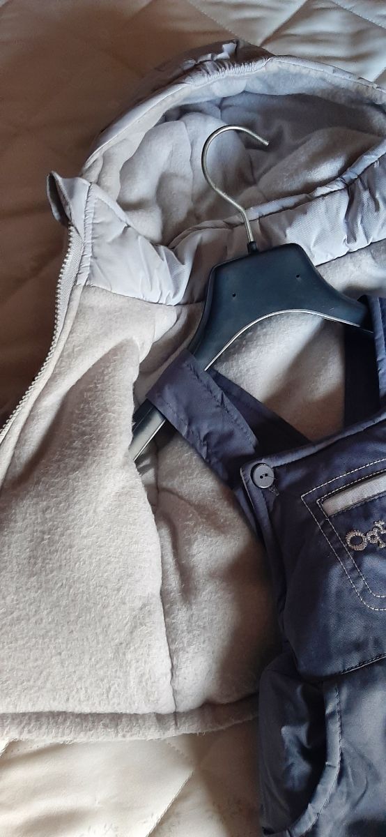Abrigo + pantalon niño/niña forro polar 6 a 12 mes