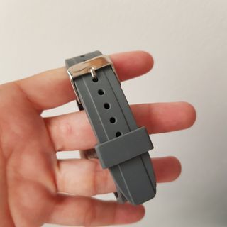 Reloj silicona gris hombre