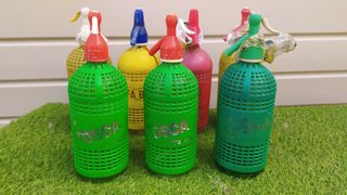 LOTE SIFONES ANTIGUOS IBERSOL 7uds VINTAGE