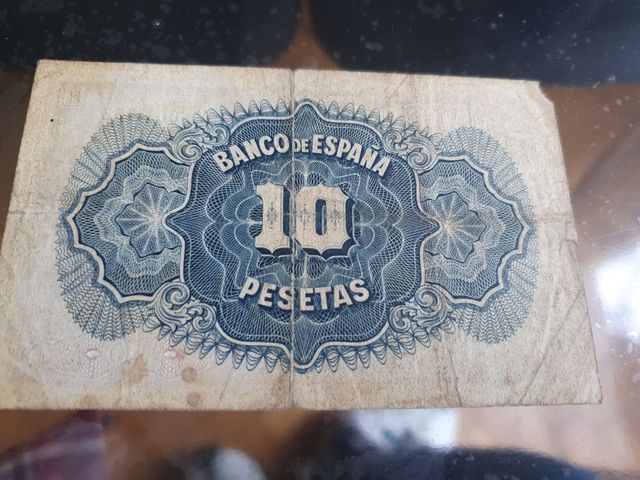 Billete de 1935 de 10 pesetas