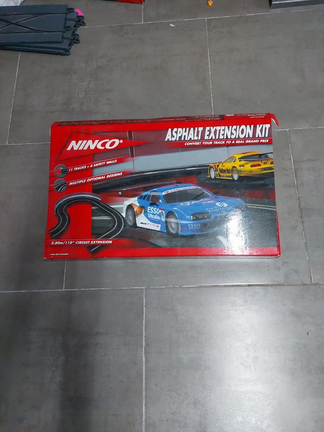 scalextric ninco asphalt extensión kit