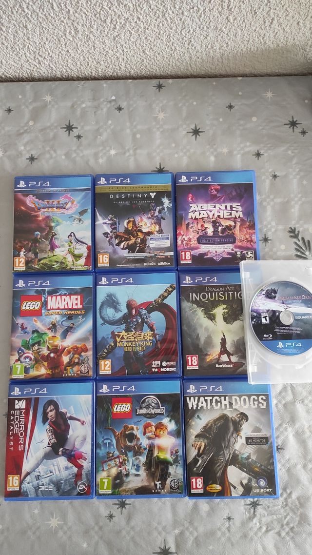 Pack juegos ps4