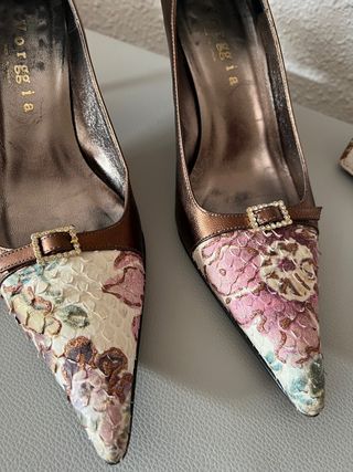 Zapatos y Bolso de piton 