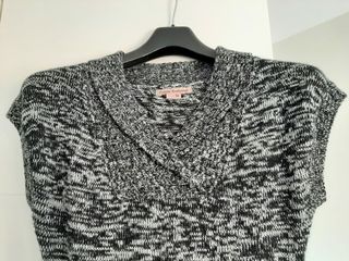 Vestido de punto con cinturón ancho talla M