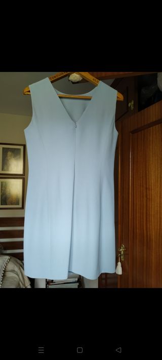 TRAJE MUJER: Vestido con chaqueta como nueva.