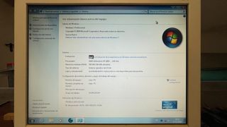 Ordenador Vintage funcionando