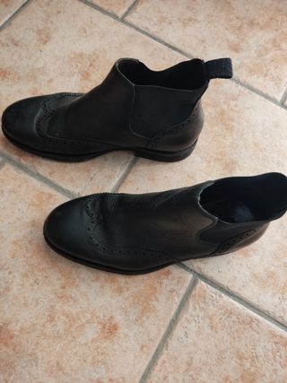 botas botines piel