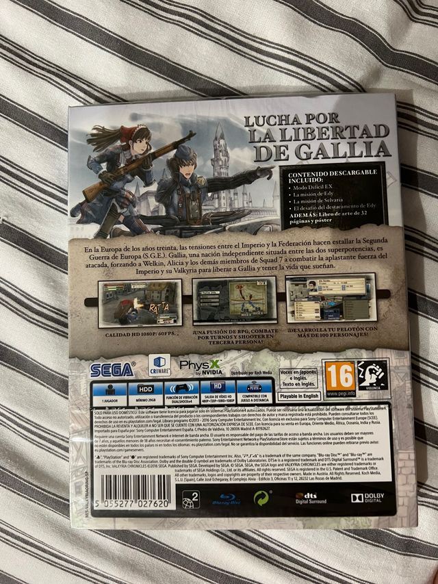 Valkyria Chronicles Ps4 ESP PRECINTADO