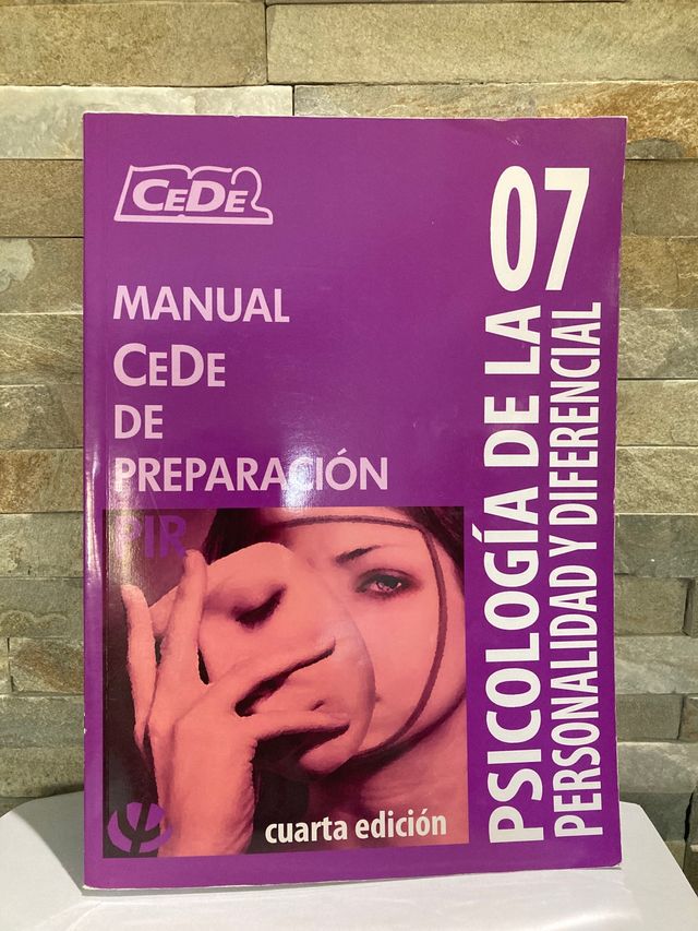 Manual CeDe PIR Psicología de la Personalidad