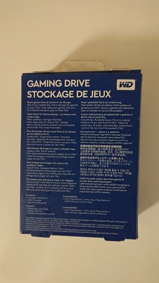 Disco Duro 4TB Western Digital para PS4 y PS5