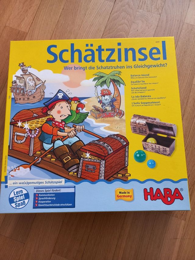 Juego de mesa "La isla balanza" de Haba