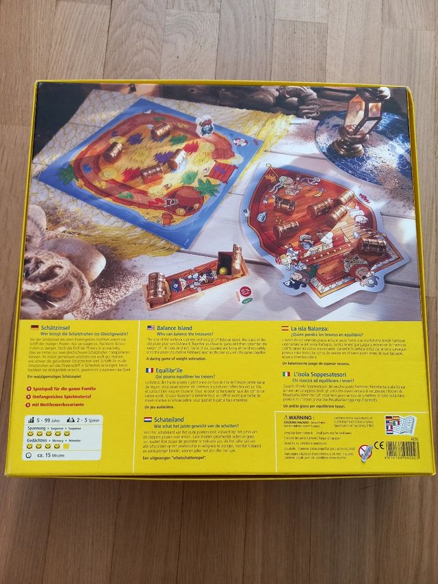 Juego de mesa "La isla balanza" de Haba