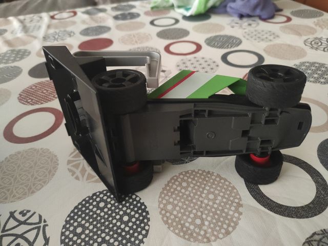 COCHE DE CARRERA CON LANZADERA DE PLAYMOBIL
