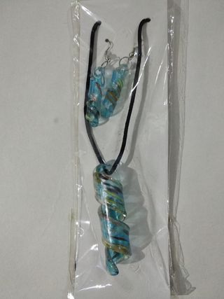 Varios conjuntos cristal de murano