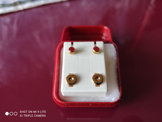 Coppia orecchini per foratura lobi orecchie