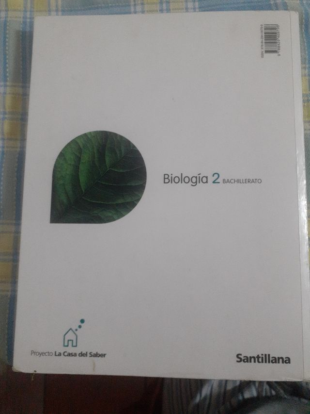 Libro biología 2° Bachiller