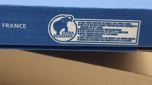 Vassoio nuovo Arcoroc 33 cm. Vetro blu. France