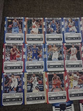 Estrellas nba Panini contenders draft