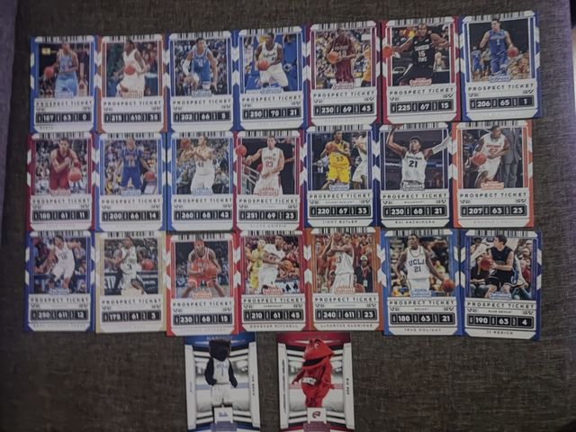 Estrellas nba Panini contenders draft