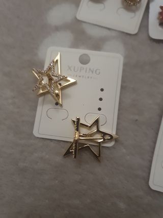Pendientes baño oro LIQUIDACIÓN 