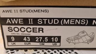 Botas de fútbol 43