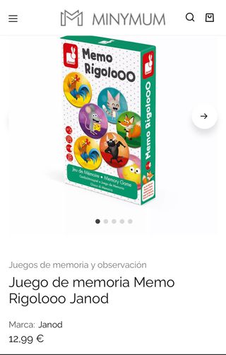 Juego mesa memory