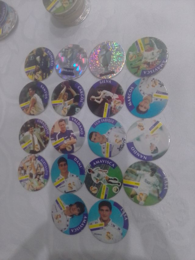 42 tazos real madrid