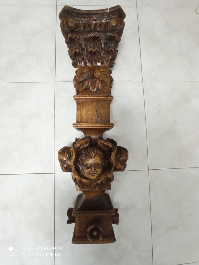 Antica scultura religiosa in legno