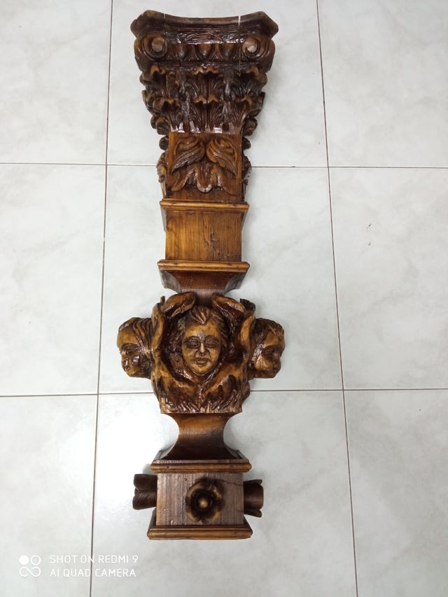 Antica scultura religiosa in legno