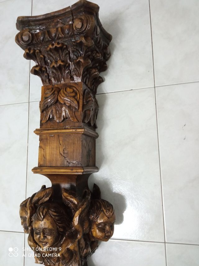 Antica scultura religiosa in legno
