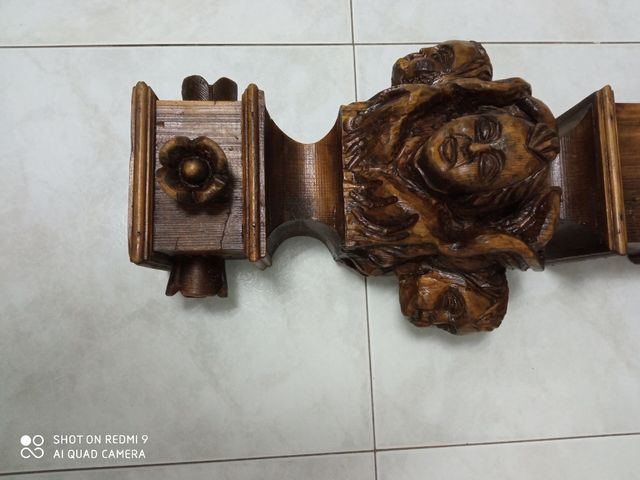 Antica scultura religiosa in legno