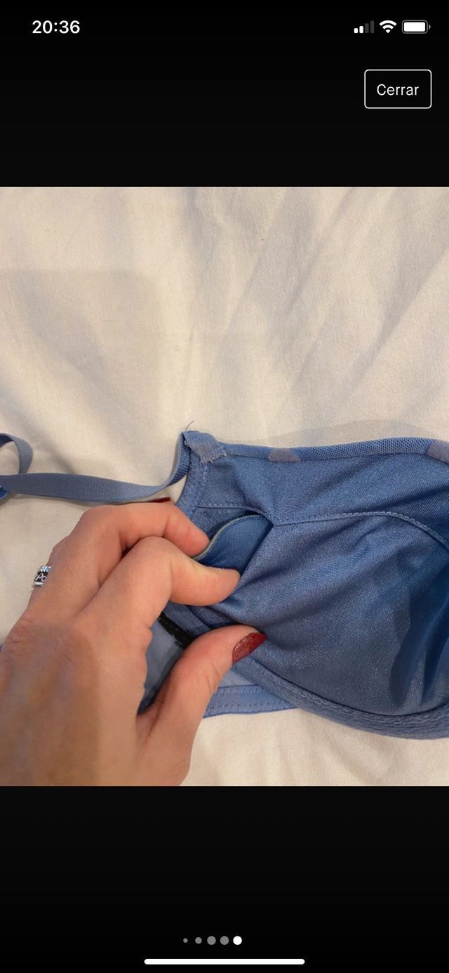 Conjunto sujetadores usados una vez,nuevos.