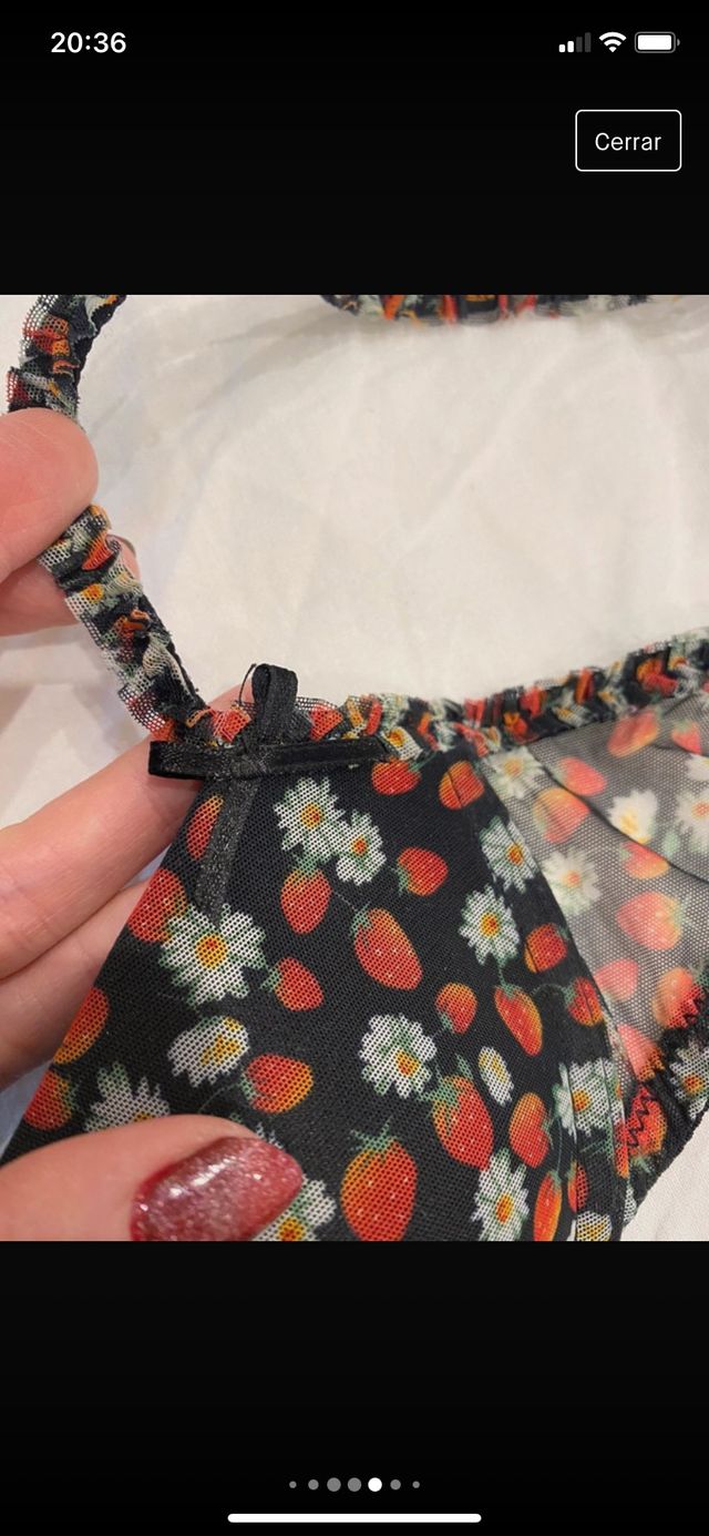 Conjunto sujetadores usados una vez,nuevos.